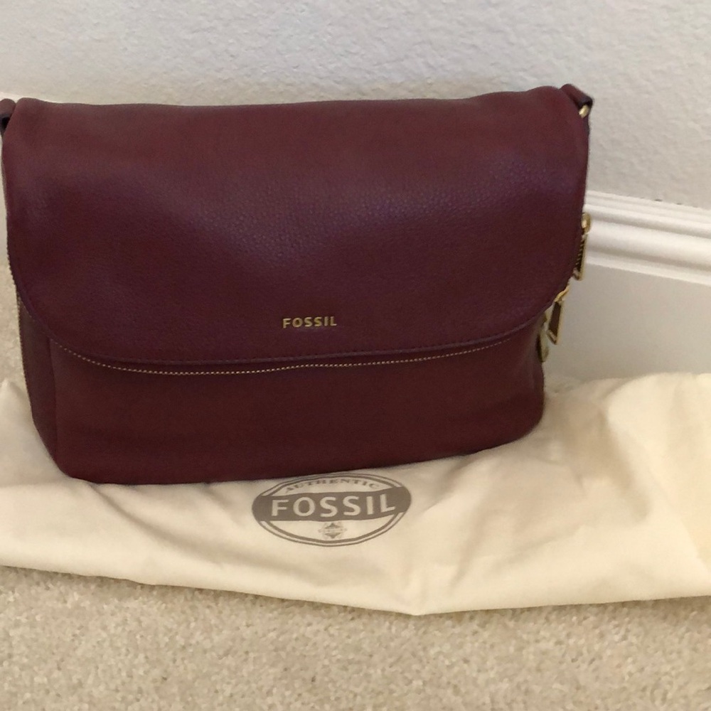 Fossil Preston leather satchel
